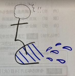 を　の書き方