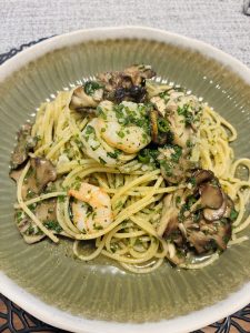 絶品舞茸とココファーム夏野菜コラボ🍝
