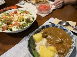 実家の食卓。贅沢編