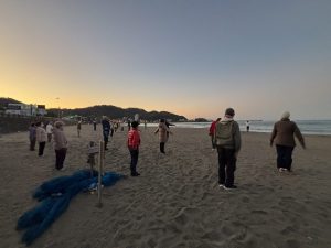 ラジオ体操続いてますよ！