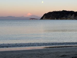 美しすぎる富士と逗子海岸