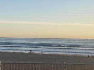 夕方の由比ガ浜ビーチ