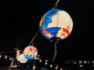 森戸の浜の盆踊り大会