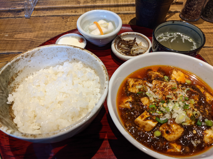 「かかん」の麻婆豆腐