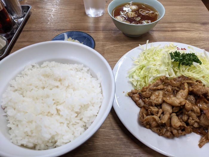 「あしなや」の焼肉定食