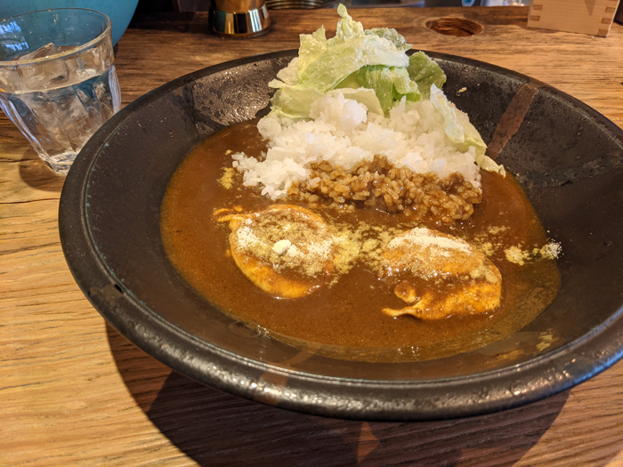 マッチポイントのエッグカレー