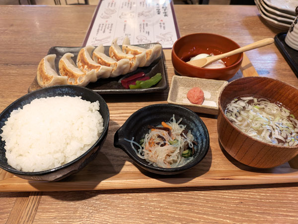 「肉汁餃子のダンダダン」の「究極の餃子定食」 –  藤沢