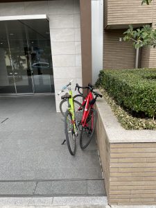熊谷さん移動は自転車