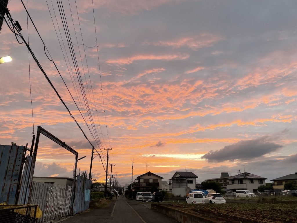 明るいうちに帰る