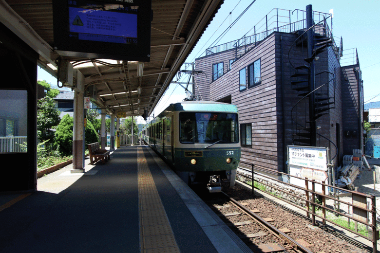 江ノ電ホーム目の前の店【店舗・飲食店可】
