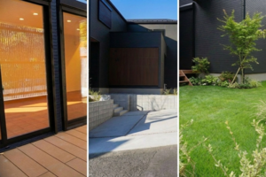 広い庭と駐車場とウッドデッキ！【新築戸建】