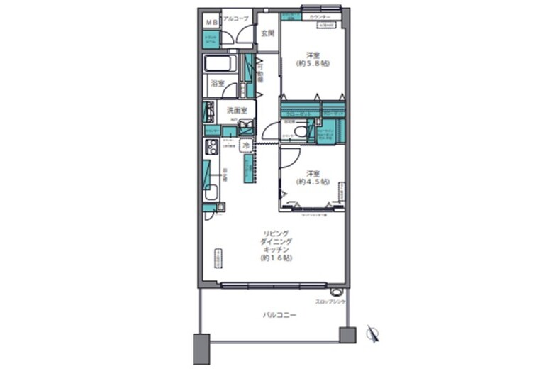 天然木のぬくもりに癒される【マンション】
