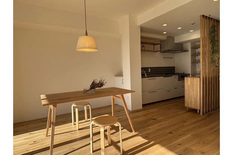 天然木のぬくもりに癒される【マンション】