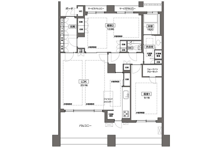 海風とチーク色の毎日【マンション】