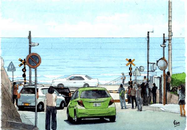 江ノ電鎌倉高校前駅の踏切は 外人観光客の必見スポットとなっています 絵になる風景のそばに いい住まいがある ココハウス