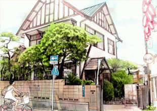 *観光客で賑わう小町通りと違って、御成通りは鎌倉市民の生活の通りとして親しまれています。