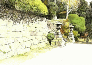 十二所(じゅうにそう)神社は森の中にひっそりと建っていましたが、この神社を訪れた瞬間、少年時代の田舎の鎮守の杜に迷い込んだようななつかしさがこみ上げてきました。