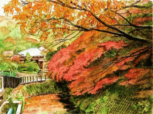 鎌倉の山間の杉本神社付近では、紅葉のトンネルをくぐる小さな川ですが、鎌倉市街を通り由比ガ浜と材木座との間から相模湾に下る鎌倉を代表する川の名前が今回の問題です。