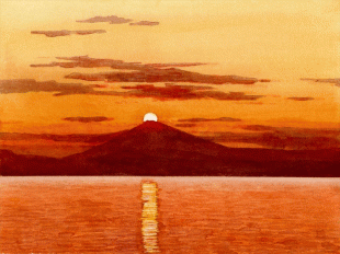 沈む夕日が富士山の山頂に重なり、ダイヤモンドのように光輝く現象を「ダイヤモンド富士」と言います。