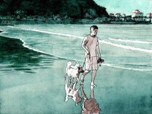 昔、海の近くに引っ越してワンちゃんを飼うことになり、日の出とともに愛犬を連れて海岸を散歩する(夏はほぼ毎日)ことが日課になりました。