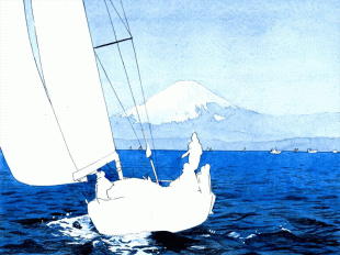 共同でクルーザーを所有していた時期があり、毎週のように相模湾を走っていました。