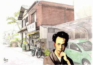 芥川龍之介はこの場所に居を構えました 夏目漱石、志賀直哉、島崎藤村、武者小路実篤も 鎌倉の魅力に取りつかれ、居を移したのです