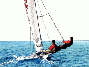 葉山は日本ヨット発祥の地。だからこの海はヨットが似合うのです。