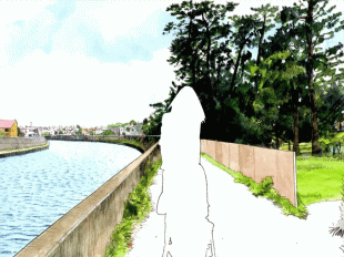 渡り鳥も北の故郷に帰るのだから、私たちもお家に帰ろうね。