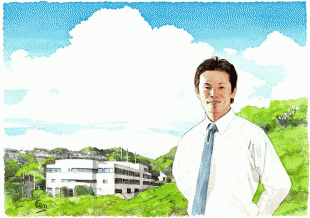葉山町の山梨町長は、今日も元気いっぱいです。