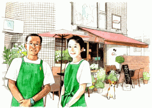  イタリアンの名店「オステリアジョイア」のオーナーシェフ飯田夫妻は、 お店で出す野菜は手作りなのが自慢です。