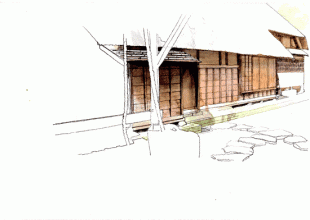 藤沢・新林公園内に古民家が展示されており、家屋も見事ですが、古井戸の美しさに引き込まれました。