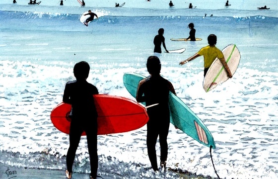 都内から、大好きな鎌倉の海へ